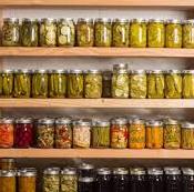 foods inside jars