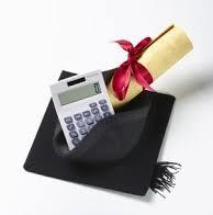 graduation hat and money