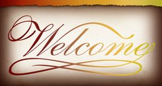 welcome board