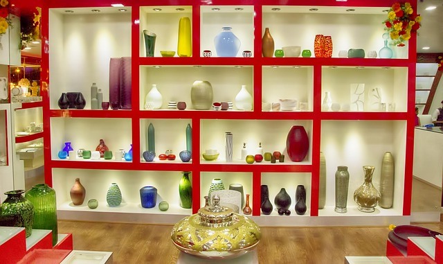 some bottles on shells